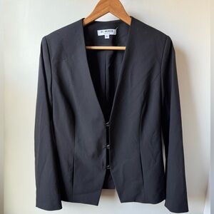 OF MERCER Black Blazer Jacket Minimalist Office Career Corporate Girly Basic 6